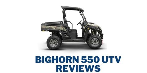 Bighorn 550 utv reviews. Things To Know About Bighorn 550 utv reviews. 
